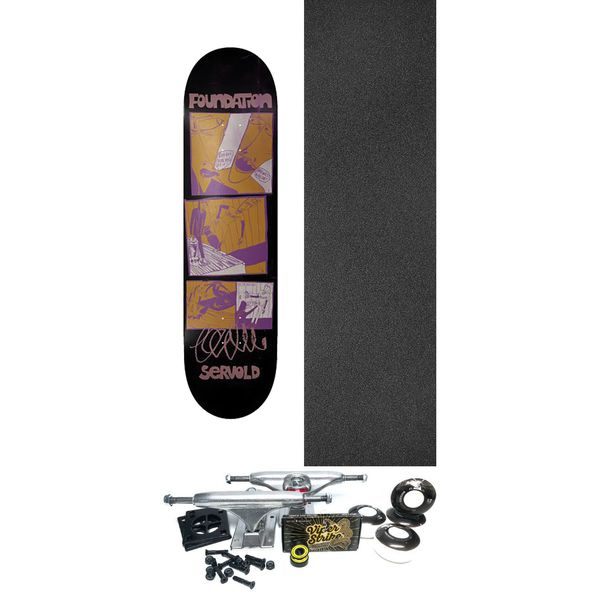 Foundation Skateboards Dakota Servold The Meeting Skateboard Deck - 8.5" x 32" - Complete Skateboard Bundle